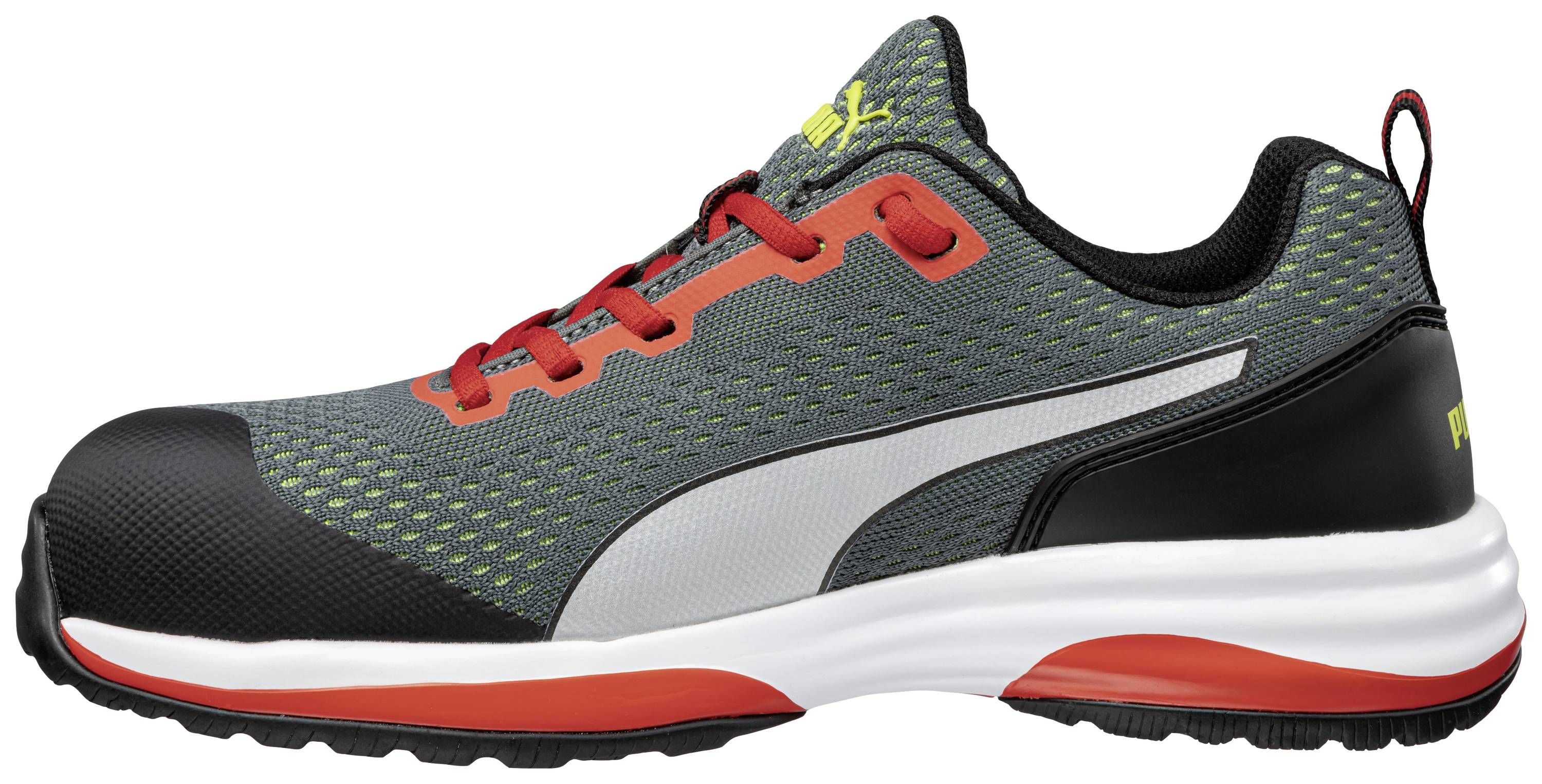 PUMA Speed Green Low 644500642000046 ESD Sicherheitshalbschuh S1P Schuhgröße (EU): 46 Grau, Rot, Weiß 1 Paar