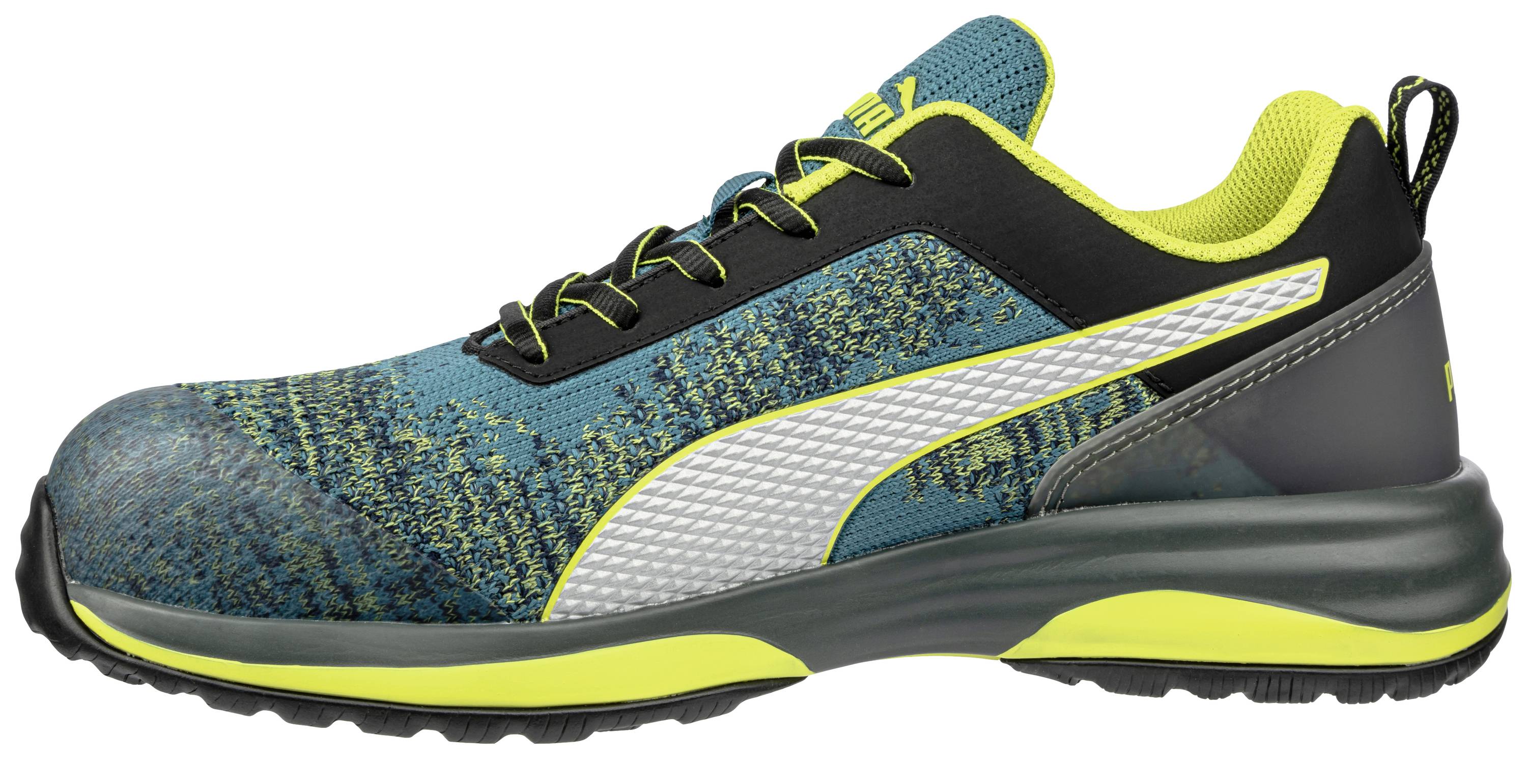PUMA Charge Green Low 644520642000041 ESD Sicherheitshalbschuh S1P Schuhgröße (EU): 41 Grau, Grün, Gelb 1 Paar