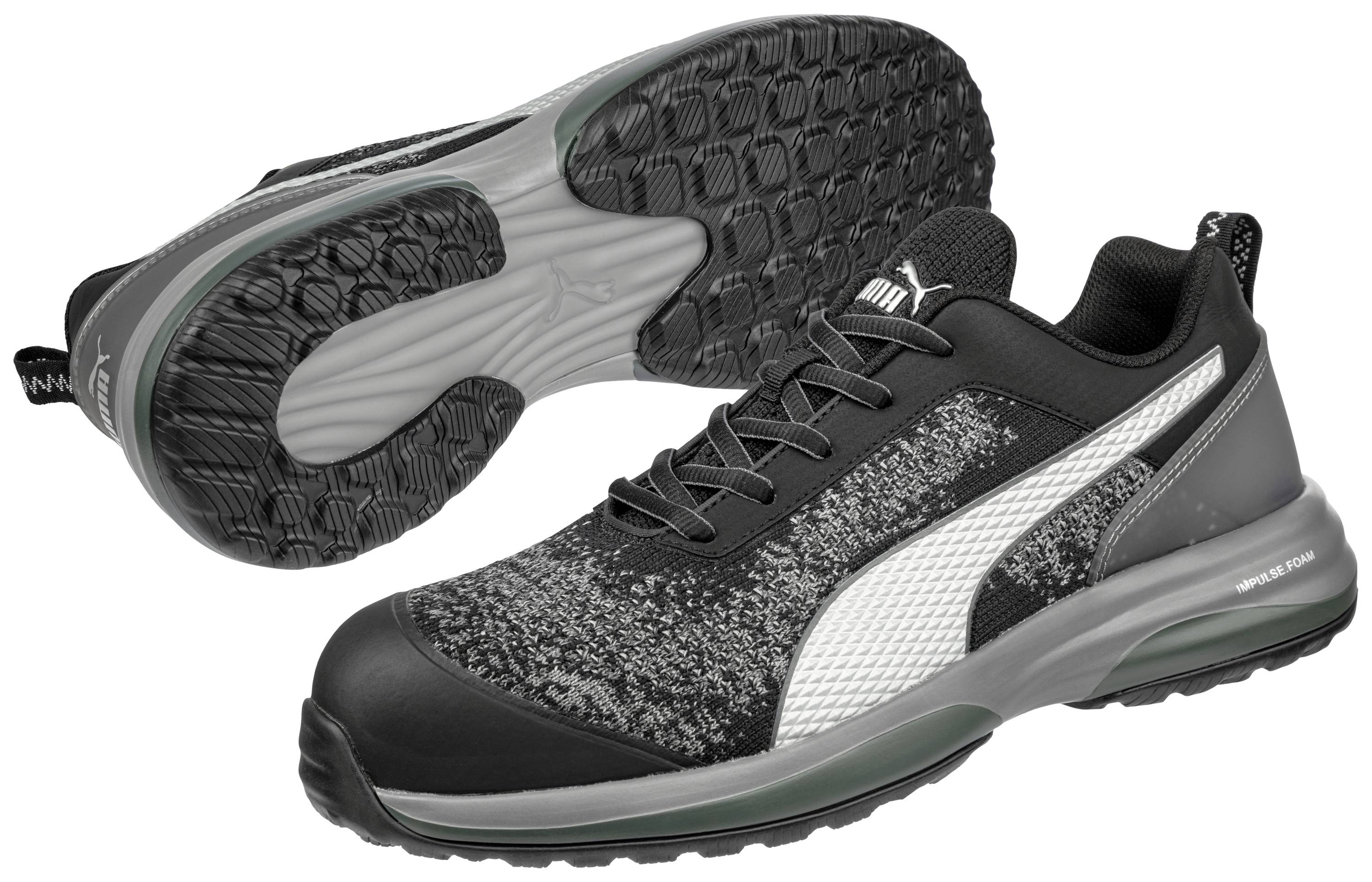 PUMA Charge Black Low 644540200000046 ESD Sicherheitshalbschuh S1P Schuhgröße (EU): 46 Schwarz, Grau 1 Paar