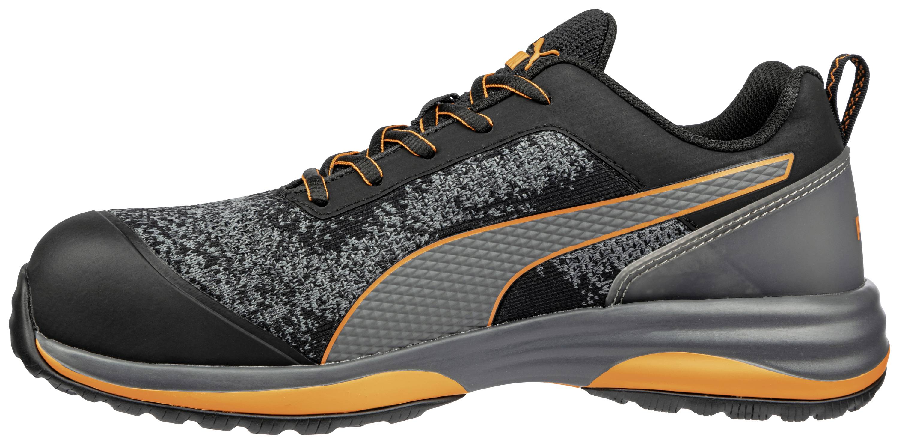PUMA Charge Orange Low 644550294000036 ESD Sicherheitshalbschuh S1P Schuhgröße (EU): 36 Schwarz, Orange 1 Paar