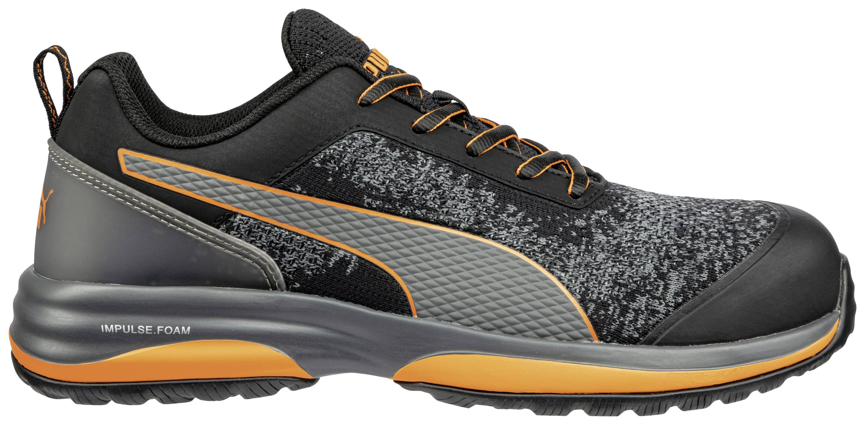 PUMA Charge Orange Low 644550294000041 ESD Sicherheitshalbschuh S1P Schuhgröße (EU): 41 Schwarz, Orange 1 Paar
