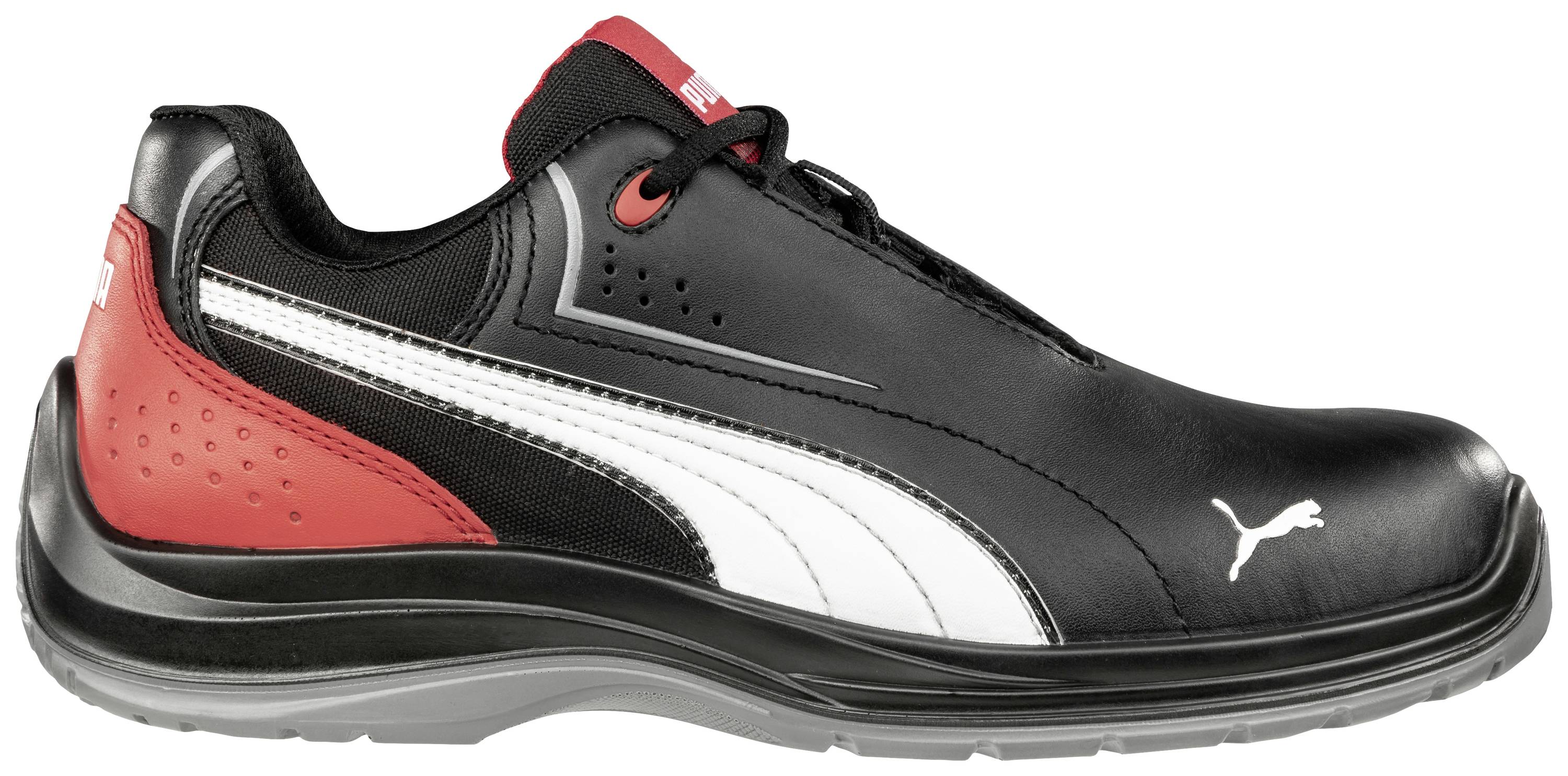 PUMA Touring Black Low 643410200000043 ESD Sicherheitshalbschuh S3 Schuhgröße (EU): 43 Schwarz, Rot 1 Paar