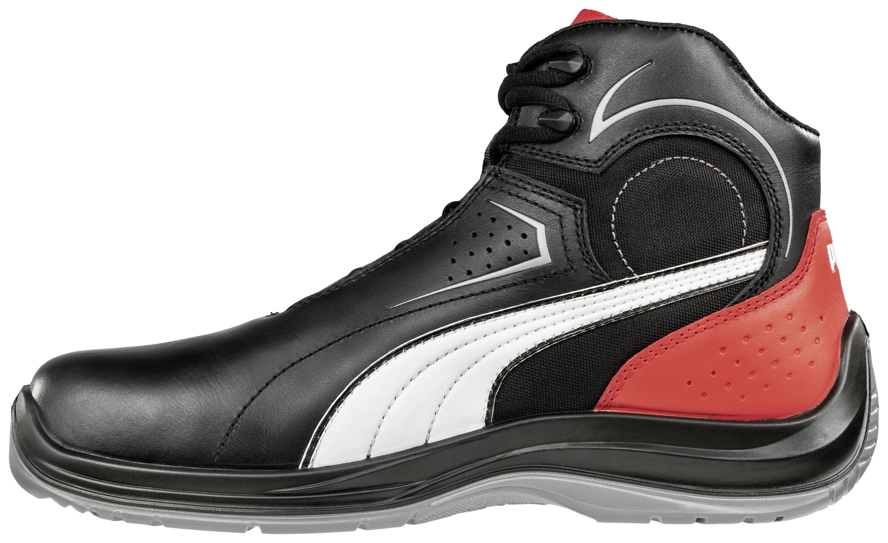 PUMA Touring Black Mid 632610200000039 ESD Sicherheitsstiefel S3 Schuhgröße (EU): 39 Schwarz, Weiß, Rot 1 Paar