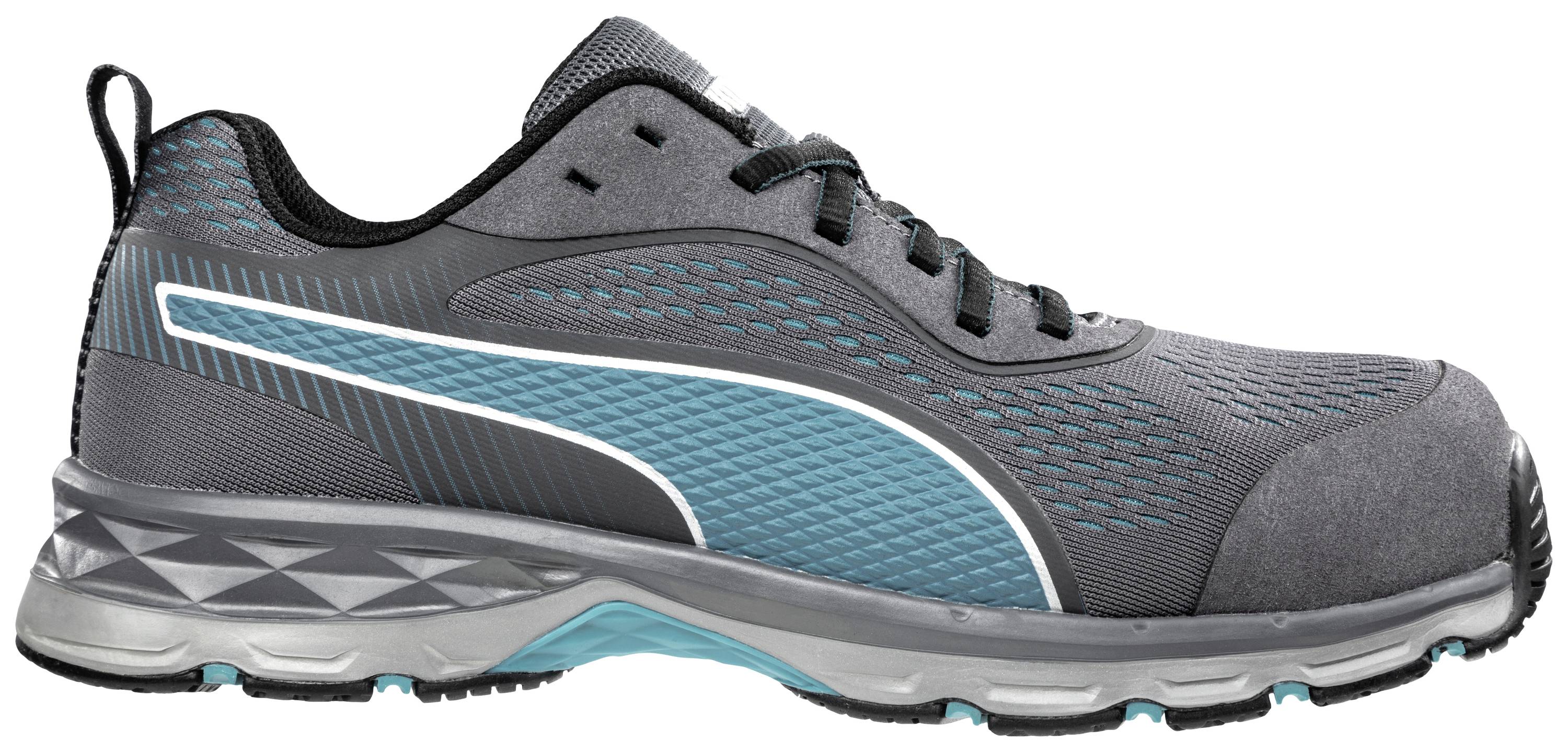 PUMA Fuse Knit Blue WNS Low 643900826000037 ESD Sicherheitshalbschuh S1P Schuhgröße (EU): 37 Grau, Türkis 1 Paar