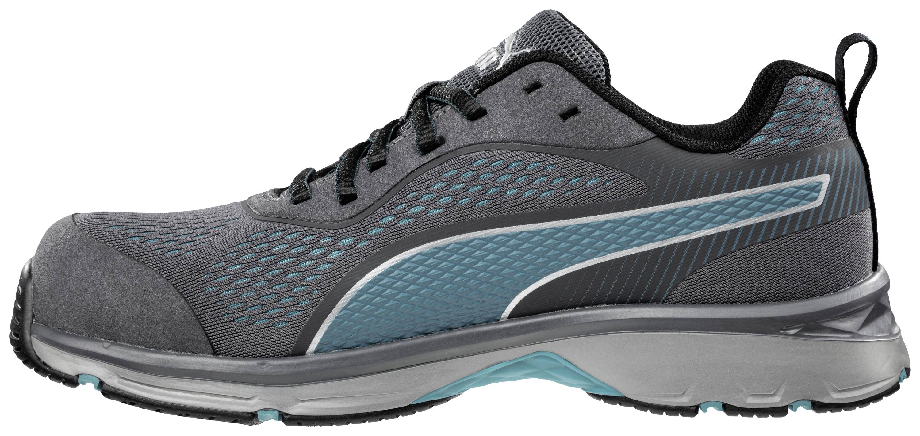 PUMA Fuse Knit Blue WNS Low 643900826000041 ESD Sicherheitshalbschuh S1P Schuhgröße (EU): 41 Grau, Türkis 1 Paar