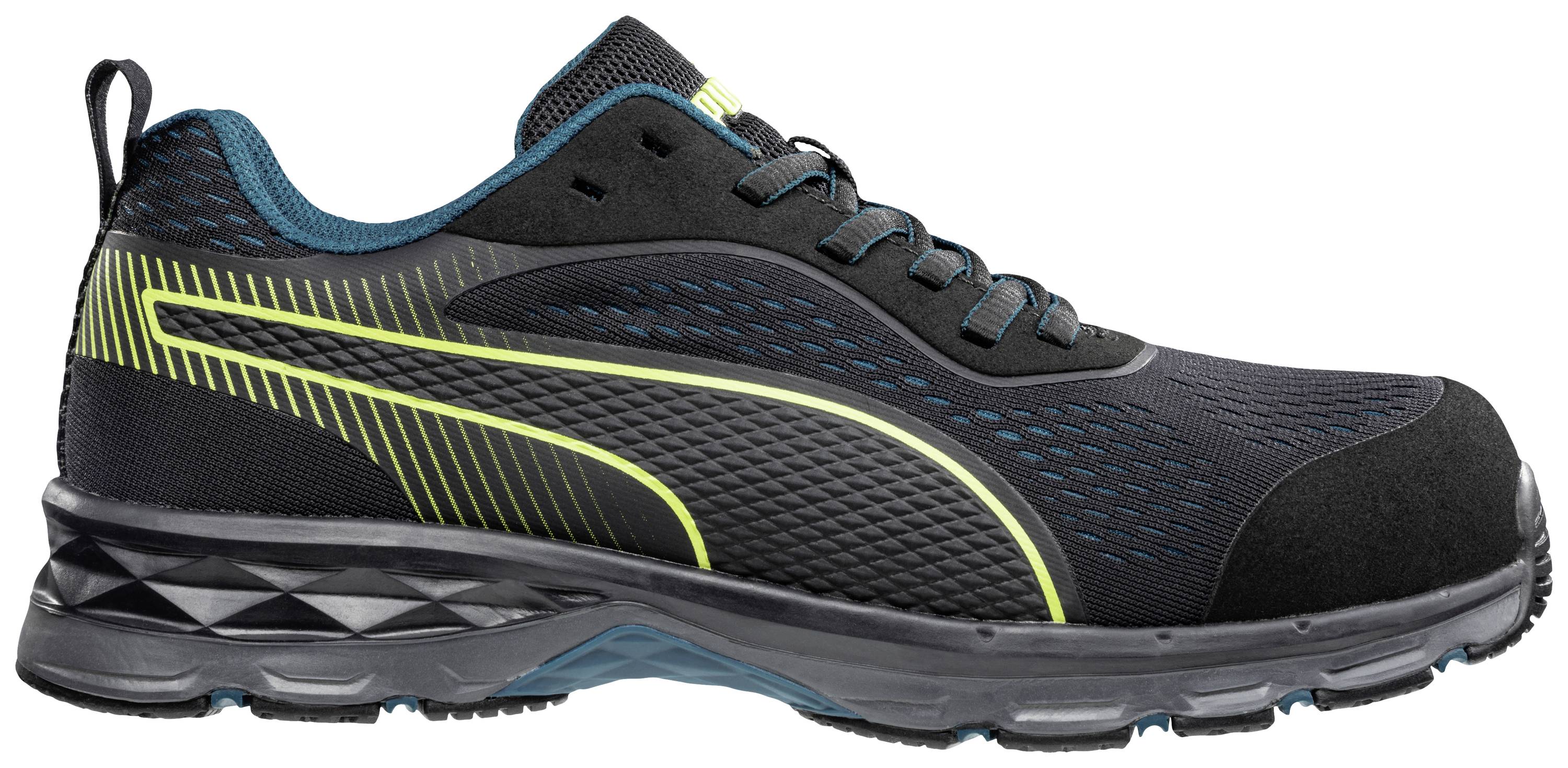 PUMA Fuse Knit Black WNS Low 643930264000036 ESD Sicherheitshalbschuh S1P Schuhgröße (EU): 36 Schwarz, Grün 1 Paar