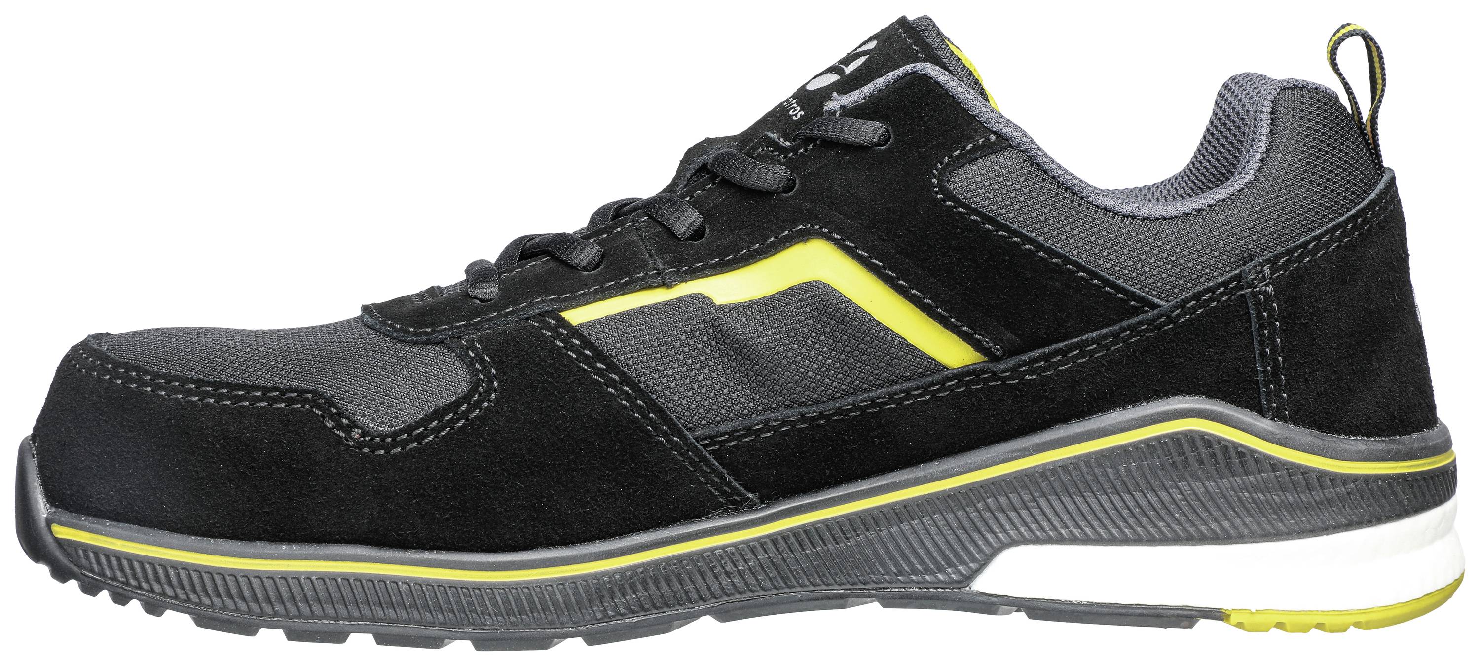 Albatros Court Black Low 647600263000047 ESD Sicherheitshalbschuh S3 Schuhgröße (EU): 47 Schwarz, Gelb 1 Paar