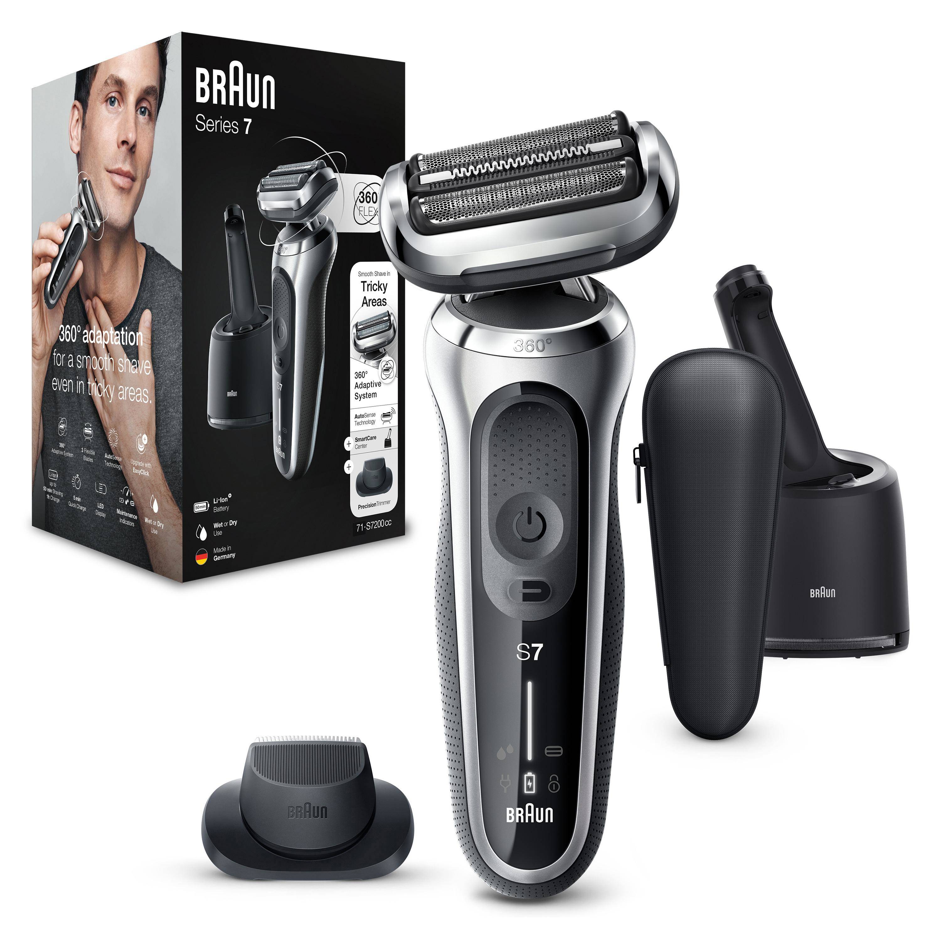 Braun Series 7 - 71-S7200cc 143363 Folienrasierer Silber