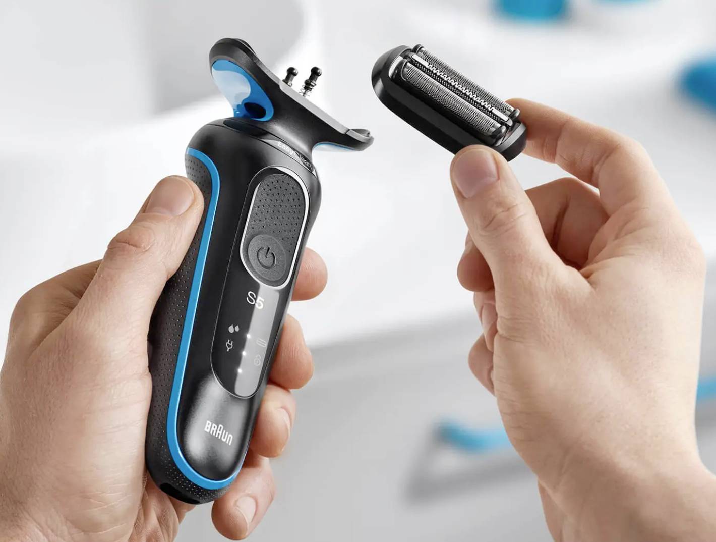 Braun B1000s 143219 Folienrasierer Schwarz