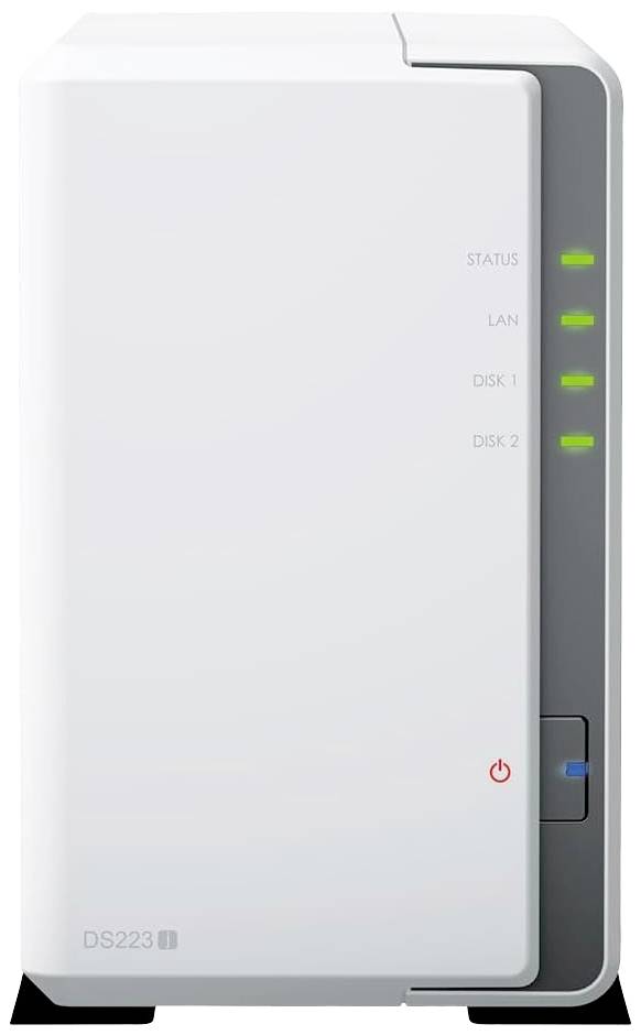 Synology NAS-Server (generalüberholt) (gut) 12TB DS223J-12TB-FR DS223J-12TB-FR Aufwachen bei LAN-/WAN-Verbindung, Ein-/Ausschalter