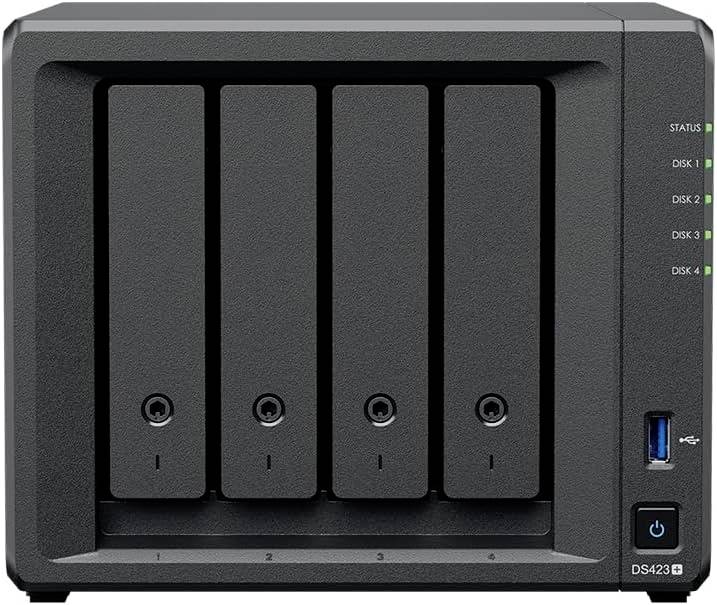 Synology NAS-Server (generalüberholt) (gut) 8TB DS423+-8TB-FR DS423+-8TB-FR Aufwachen bei LAN-/WAN-Verbindung, Ein-/Ausschalter