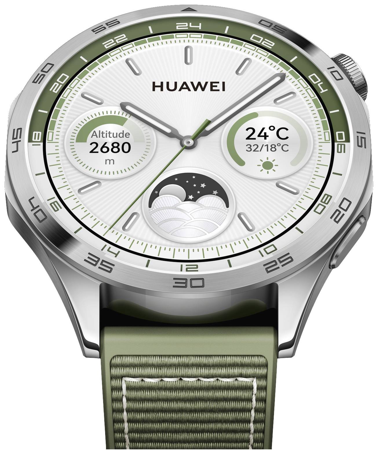 HUAWEI Watch GT4 46mm (Phoinix-B19W), green Smartwatch Uni Grün