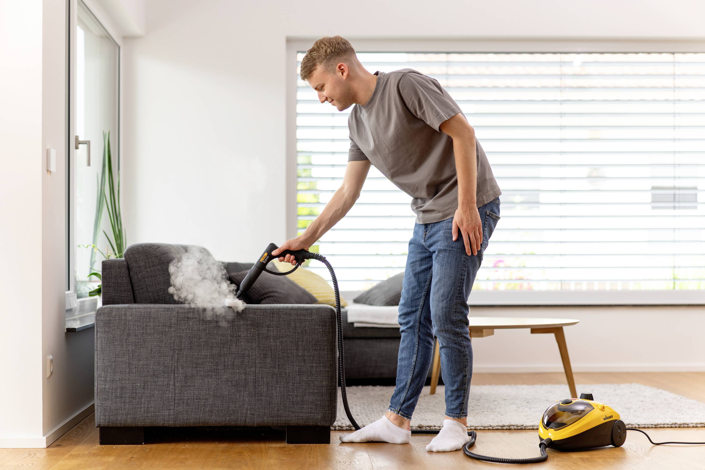 Wagner Power Steamer 915e EU Dampfreiniger 2452622 1500W Gelb, Schwarz