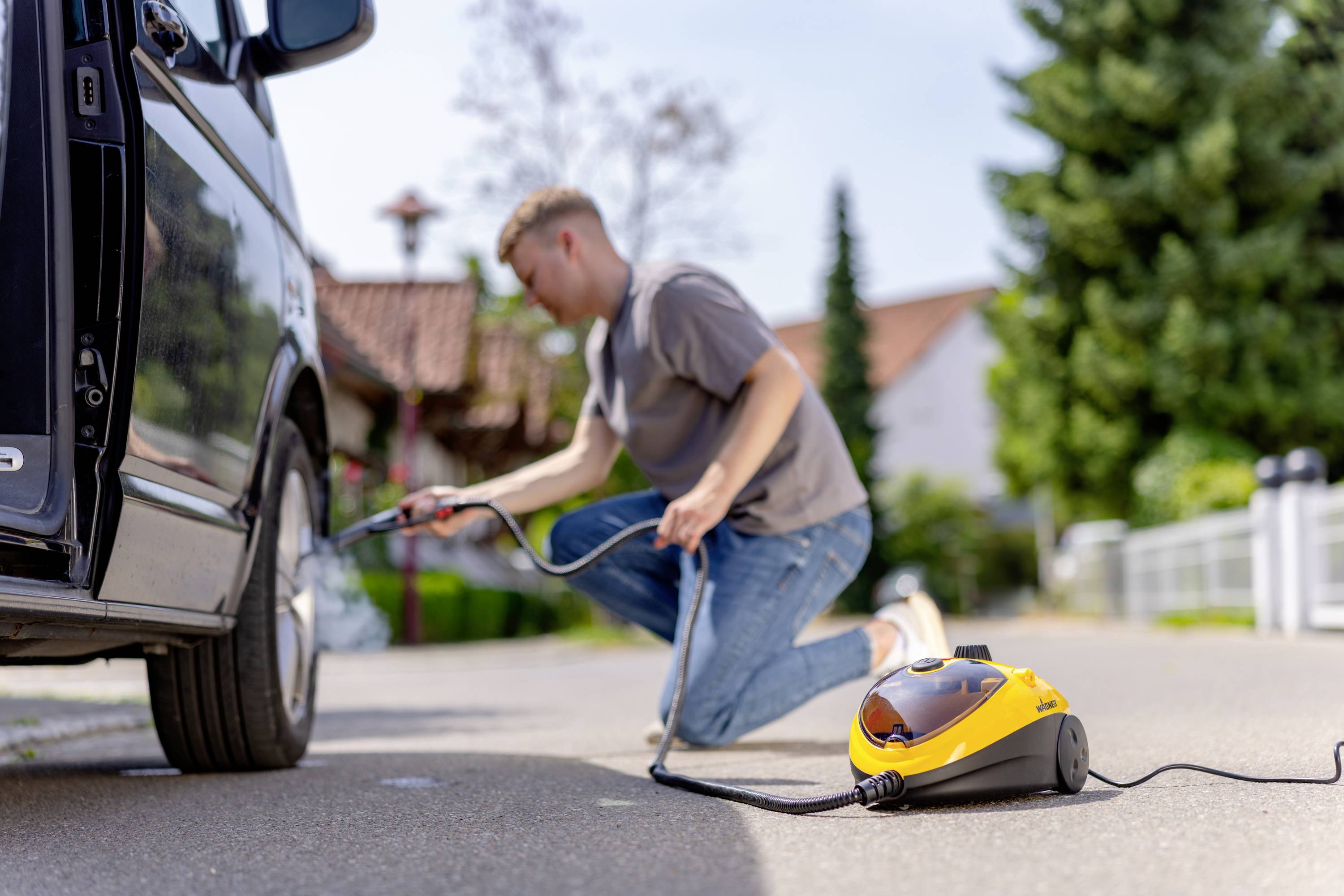 Wagner Power Steamer 915e EU Dampfreiniger 2452622 1500W Gelb, Schwarz