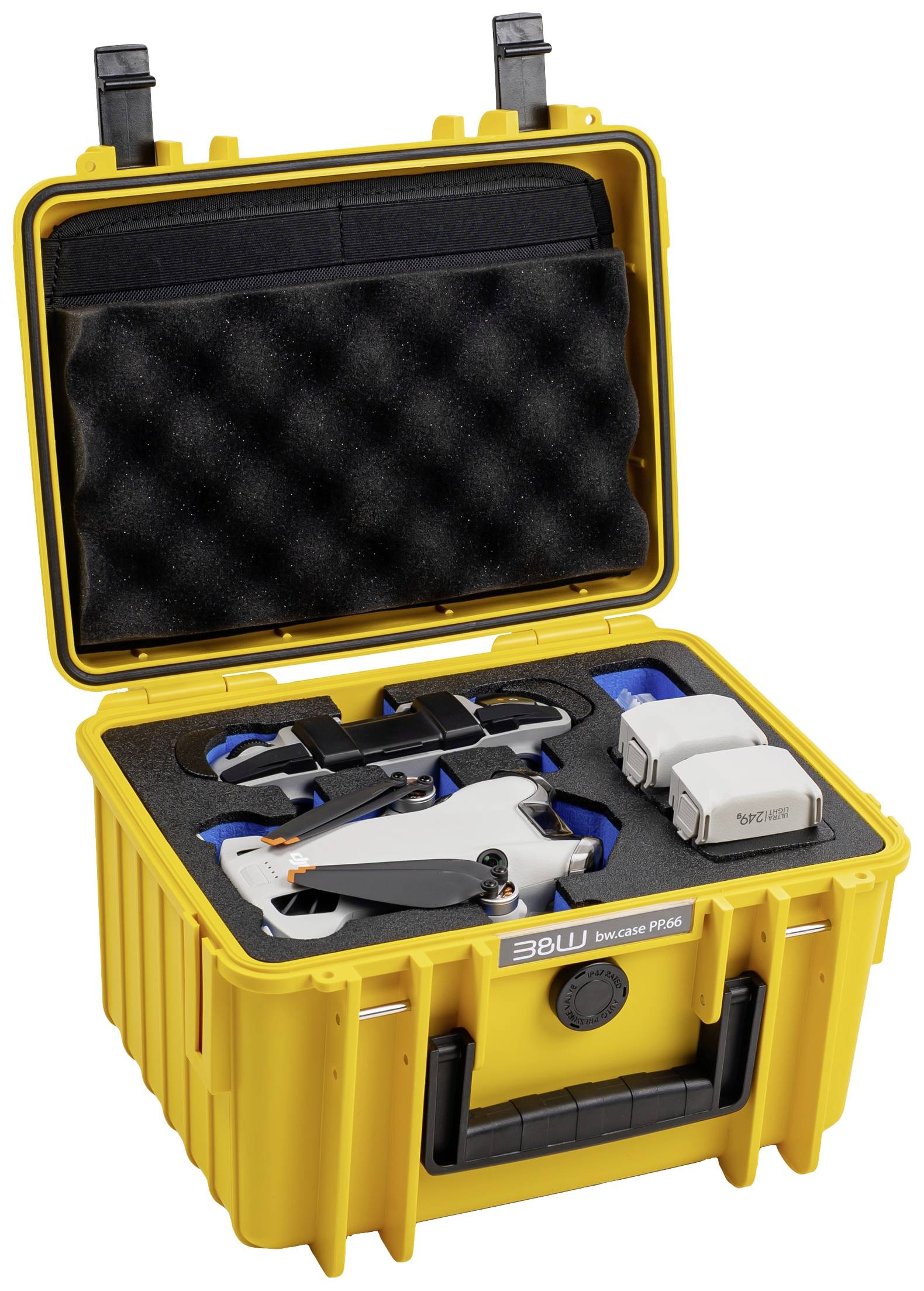 B & W International Outdoor Koffer Typ 2000 6.6l (B x H x T) 270 x 215 x 165mm Gelb PP.66.Y.Mavic4