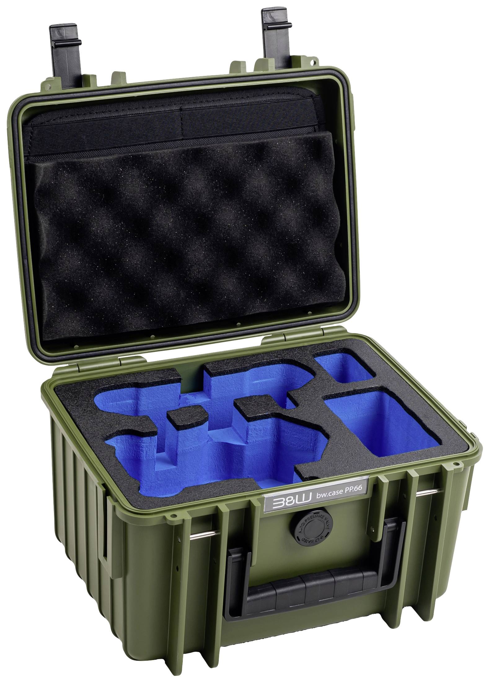 B & W International Outdoor Koffer Typ 2000 6.6l (B x H x T) 270 x 215 x 165mm Bronze-Grün (matt) PP.66.BG.Mavic4