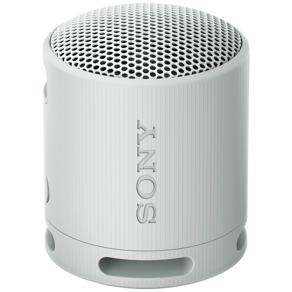 Sony SRSXB100H.CE7 Bluetooth® Lautsprecher Freisprechfunktion,  spritzwassergeschützt Hellgrau | getgoods