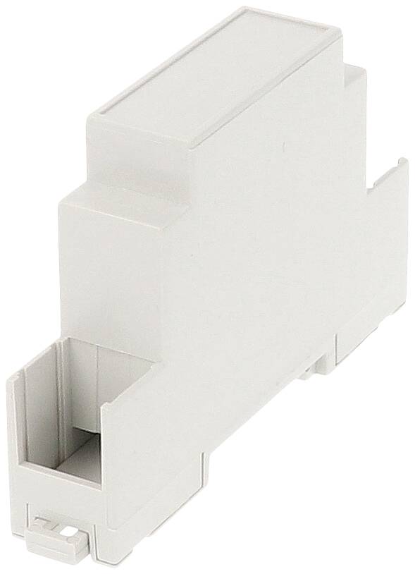 Hammond Electronics 1597DIN1MC53 Hutschienen-Gehäuse geschlossen 90 x 58 x 18 PPO Lichtgrau 1 St.