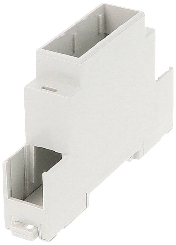 Hammond Electronics 1597DIN1MH53 Hutschienen-Gehäuse offen 90 x 58 x 18 PPO Lichtgrau 1 St.
