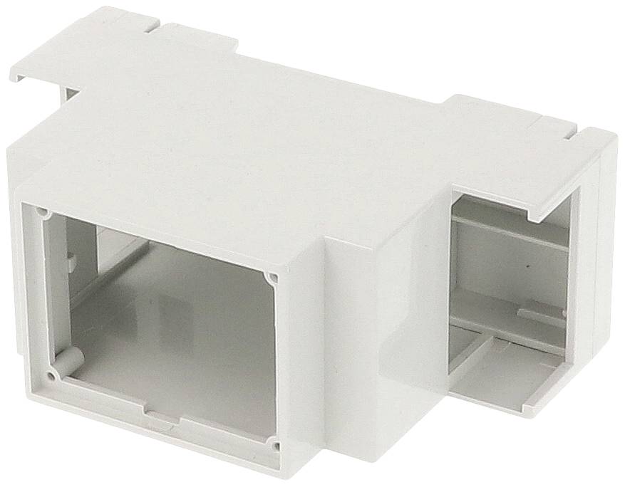 Hammond Electronics 1597DIN2MH53 Hutschienen-Gehäuse offen 90 x 58 x 36 PPO Lichtgrau 1St.