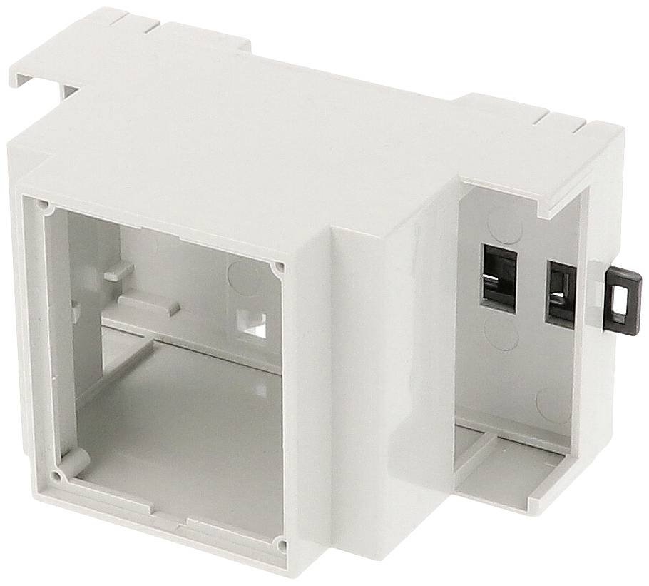 Hammond Electronics 1597DIN3MH53 Hutschienen-Gehäuse offen 90 x 58 x 53 PPO Lichtgrau 1 St.