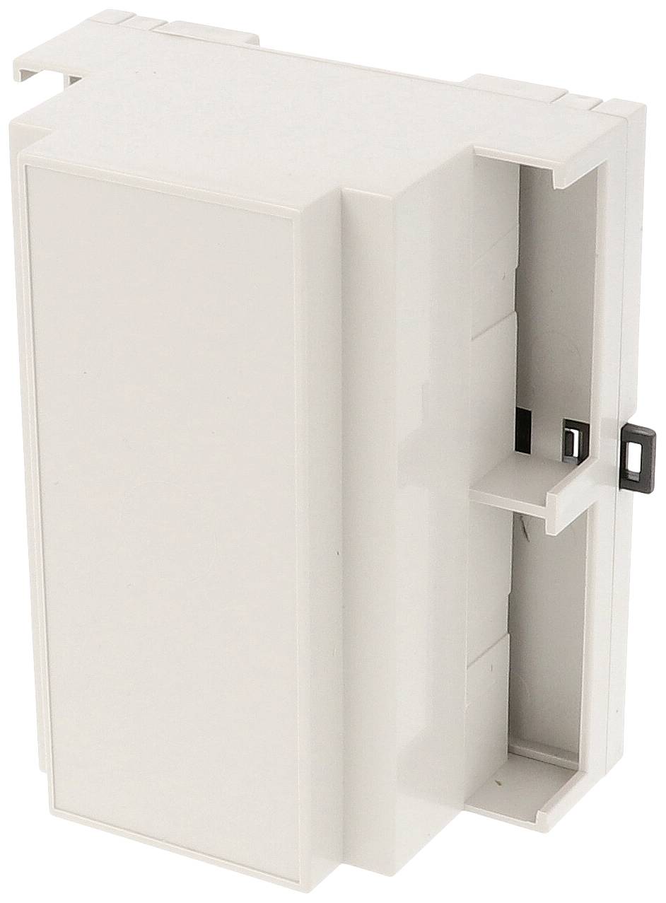 Hammond Electronics 1597DIN6MDC53 Hutschienen-Gehäuse geschlossen 90 x 58 x 106 PPO Lichtgrau 1 St.