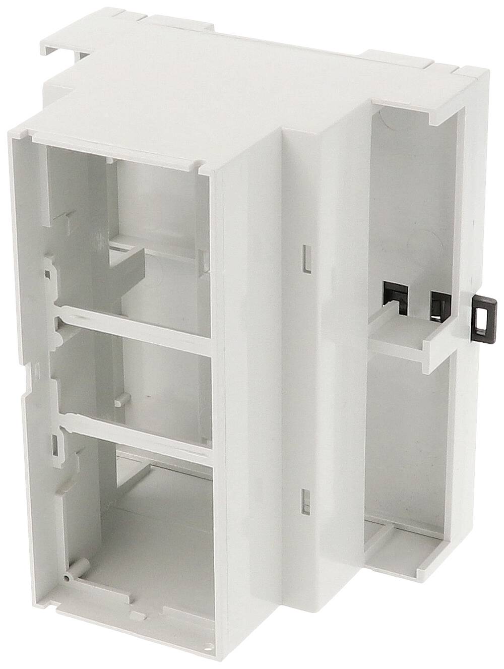 Hammond Electronics 1597DIN6MDH68 Hutschienen-Gehäuse offen 90 x 73 x 106 PPO Lichtgrau 1 St.