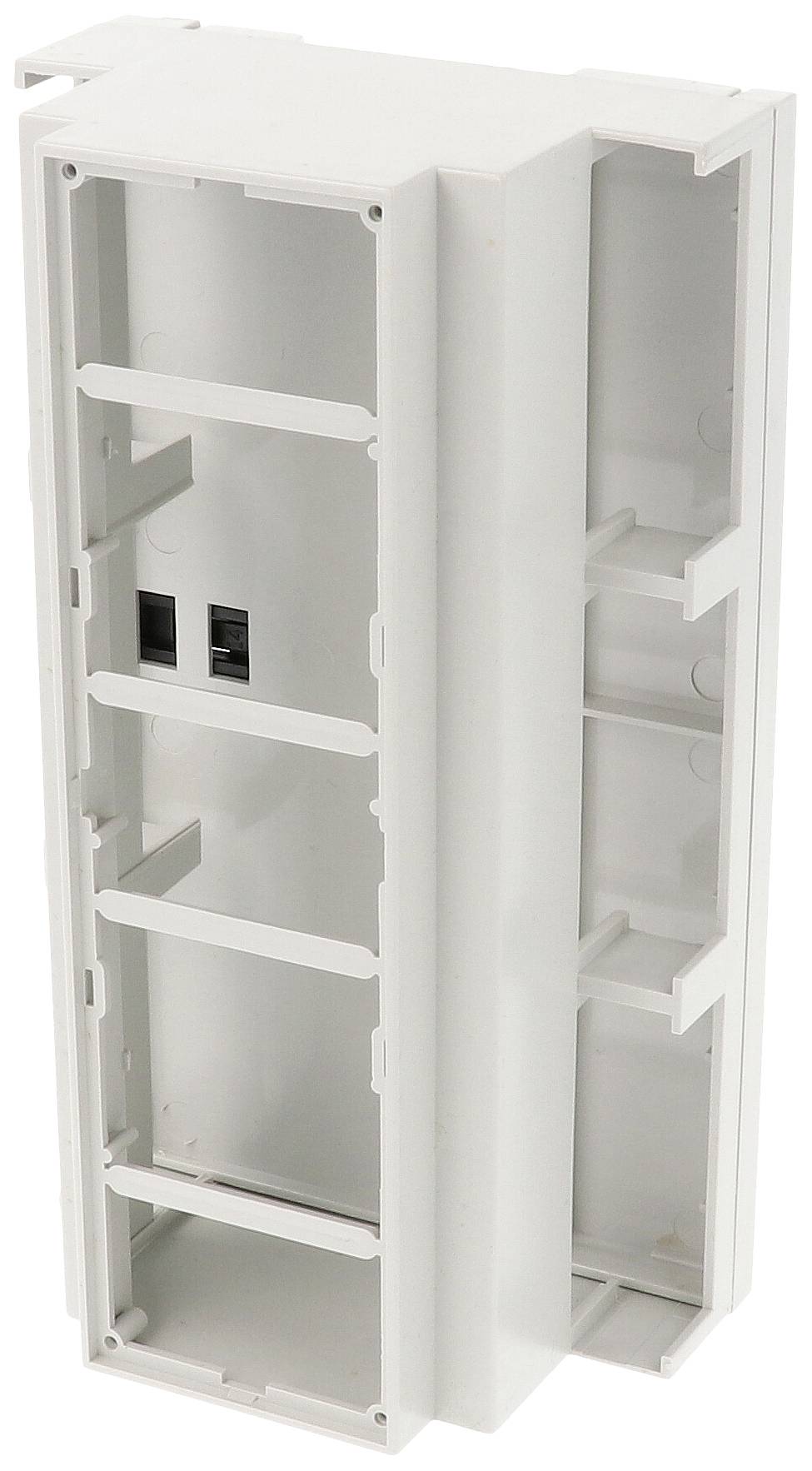 Hammond Electronics 1597DIN9MDH53 Hutschienen-Gehäuse offen 90 x 58 x 160 PPO Lichtgrau 1 St.