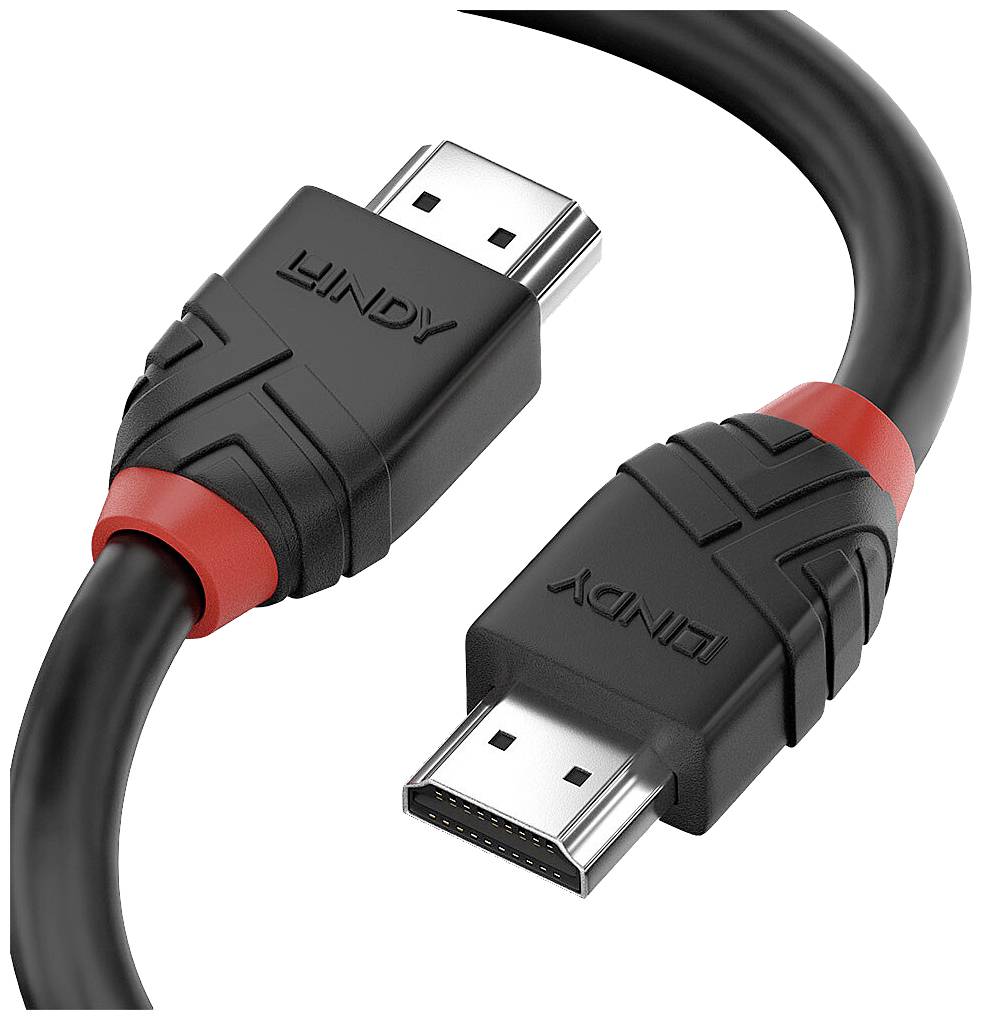 LINDY HDMI Anschlusskabel HDMI-A Stecker 5.00 m Schwarz 36774 8K UHD HDMI-Kabel
