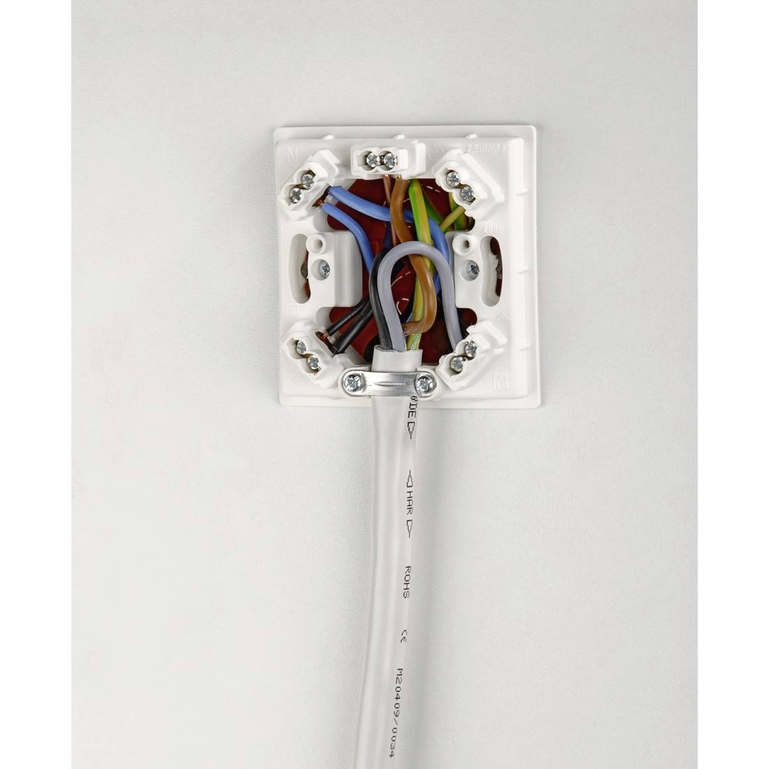 Xavax 00220797 Herd Anschlusskabel Weiß 2.50m