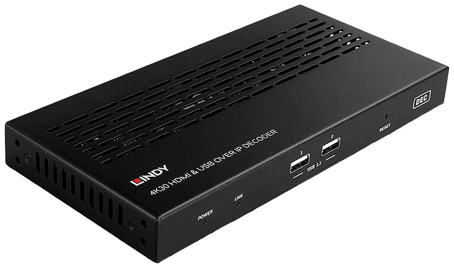 LINDY 4K30 HDMI & USB over IP Extender - Decoder Extender (Verlängerung)