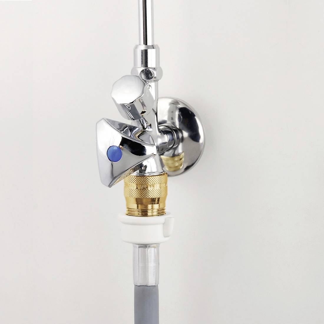 Xavax Schlauchplatzsicherung 1 3/4" mit Wasserstop 1St.