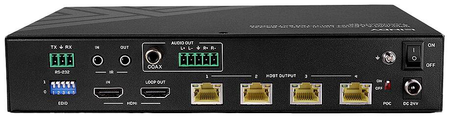 LINDY 38355 HDMI Extender Set 3840 x 2160 Pixel Schwarz