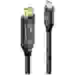 LINDY USB-C® Adapterkabel USB-C® Stecker, HDMI-A Stecker 1.00 m Schwarz 43367 HDMI-Kabel