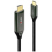 LINDY USB-C® Adapterkabel USB-C® Stecker, HDMI-A Stecker 2.00 m Schwarz 43368 HDMI-Kabel