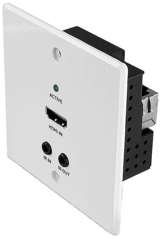 Lindy 70m Cat.6 HDMI 4K60 IR & RS-232 HDBaseT UK Wall Plate Extender - Kabel - Audio/Multimedia