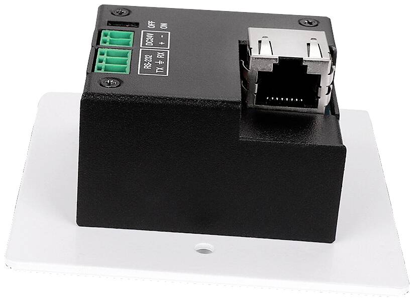 Lindy 70m Cat.6 HDMI 4K60 IR & RS-232 HDBaseT UK Wall Plate Extender - Kabel - Audio/Multimedia