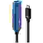 LINDY USB-Kabel USB 3.2 Gen1 USB-A Buchse, USB-C® Stecker 5.00 m Schwarz/Blau 43380