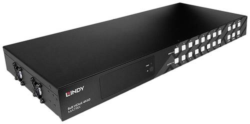 LINDY 38334 HDMI-Matrix-Switch 3840 x 2160 Pixel Schwarz