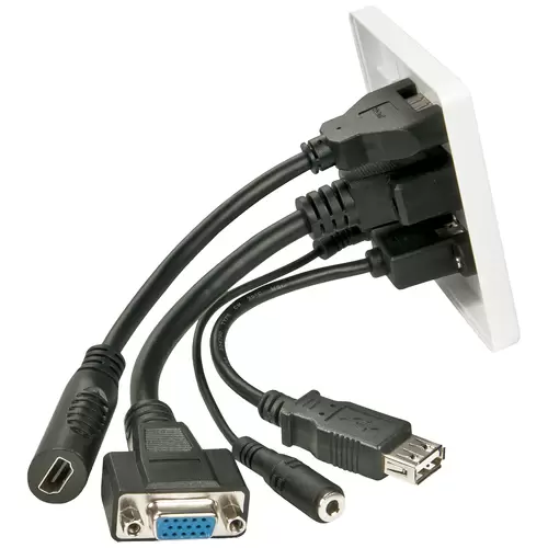 LINDY 60220 HDMI / VGA / USB / Klinke Adapter [1x HDMI®, VGA, USB-A, Klinkenbuchse 3.5mm - 1x HDMI®, VGA, USB-A, Klinkenbuchse LINDY 60220 HDMI / VGA / USB / Klinke Adapter [1x HDMI®, VGA, USB-A, Klinkenbuchse 3.5mm - 1x HDMI®, VGA, USB-A, Klinkenbuchse