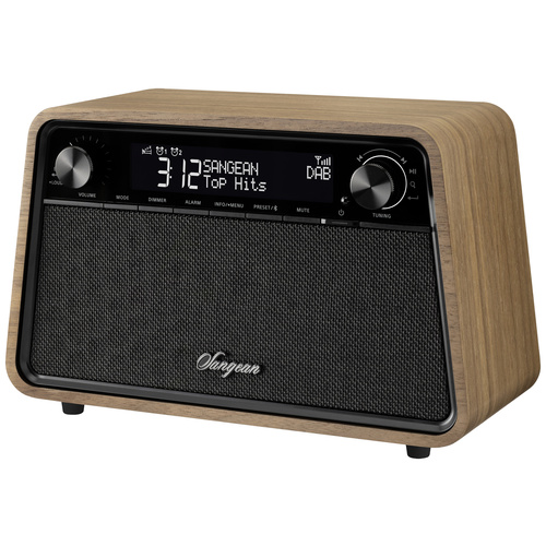 Sangean Premium Wooden Cabinet WR-201 Tischradio DAB+, FM DAB+, Bluetooth®, AUX, UKW Weckfunktion W