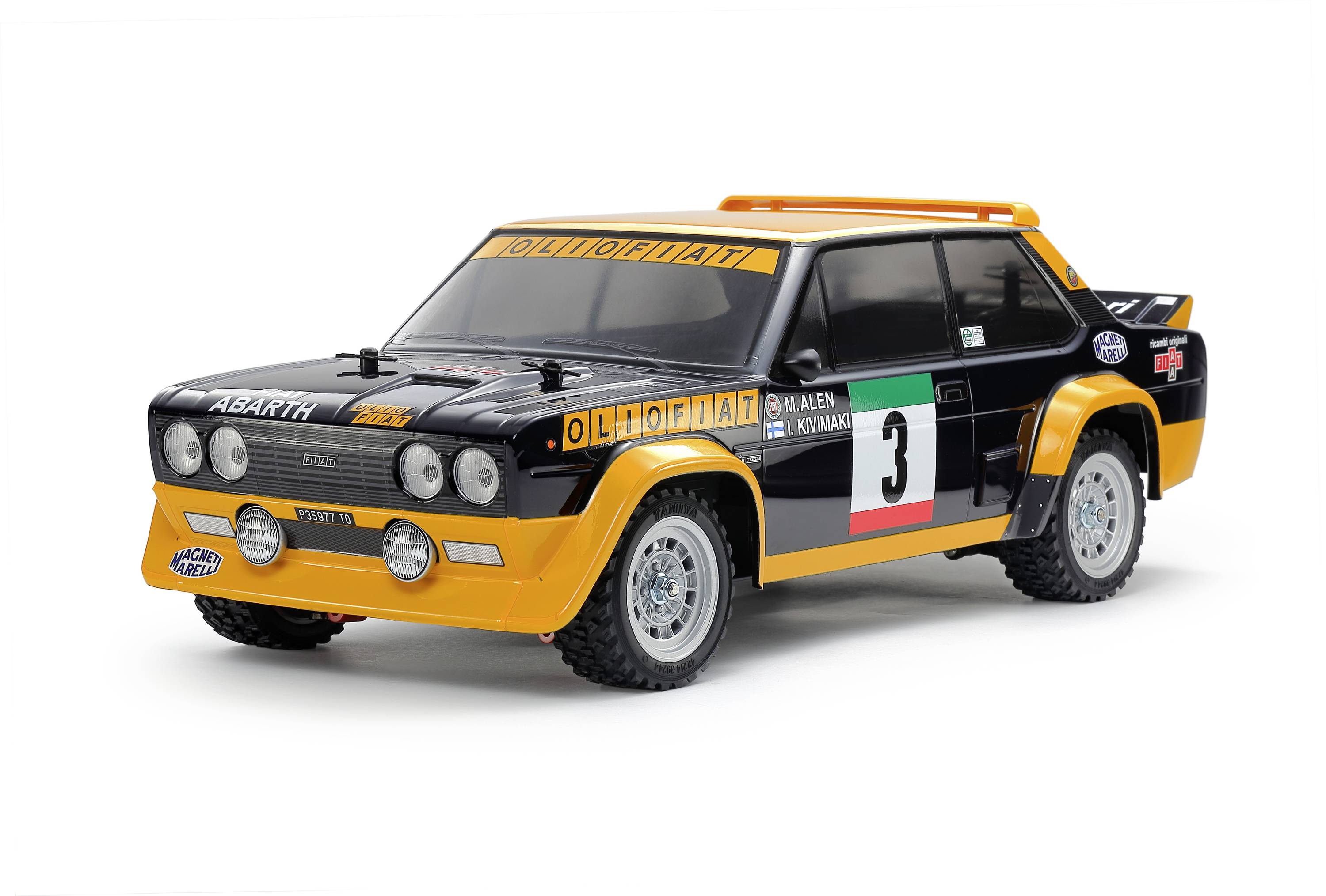 Tamiya 300051710 1:10 Karosserie Fiat 131 Abarth OF Rally Unlackiert
