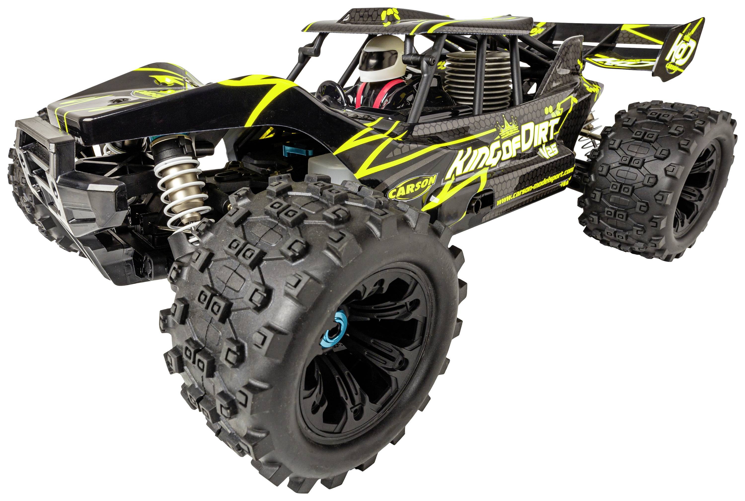 Carson Modellsport King of Dirt Cage V25 GP 1:8 RC Modellauto Nitro Truggy RtR 2,4 GHz