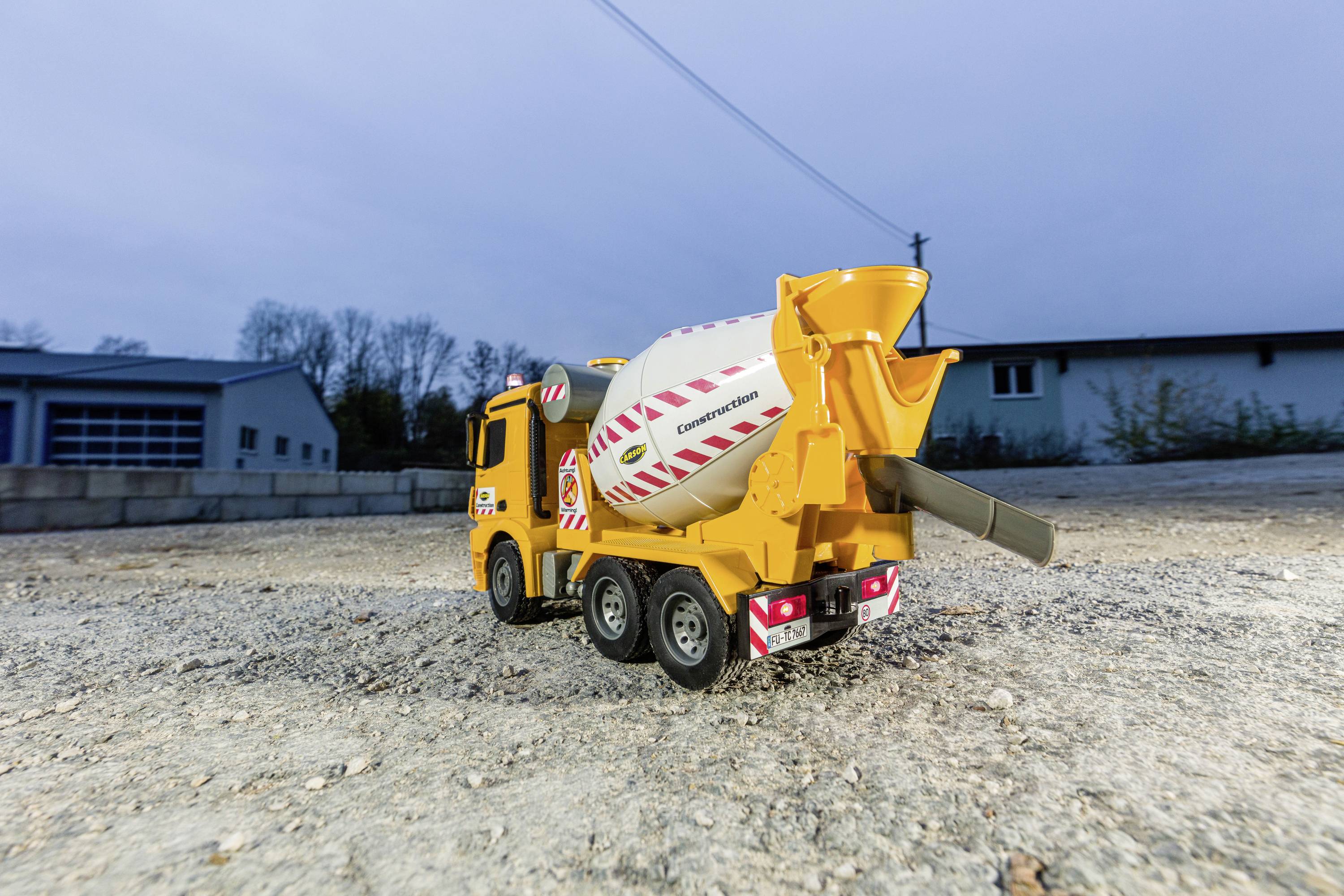 Carson Modellsport MB Arocs Betonmischer 1:20 RC Einsteiger Funktionsmodell LKW