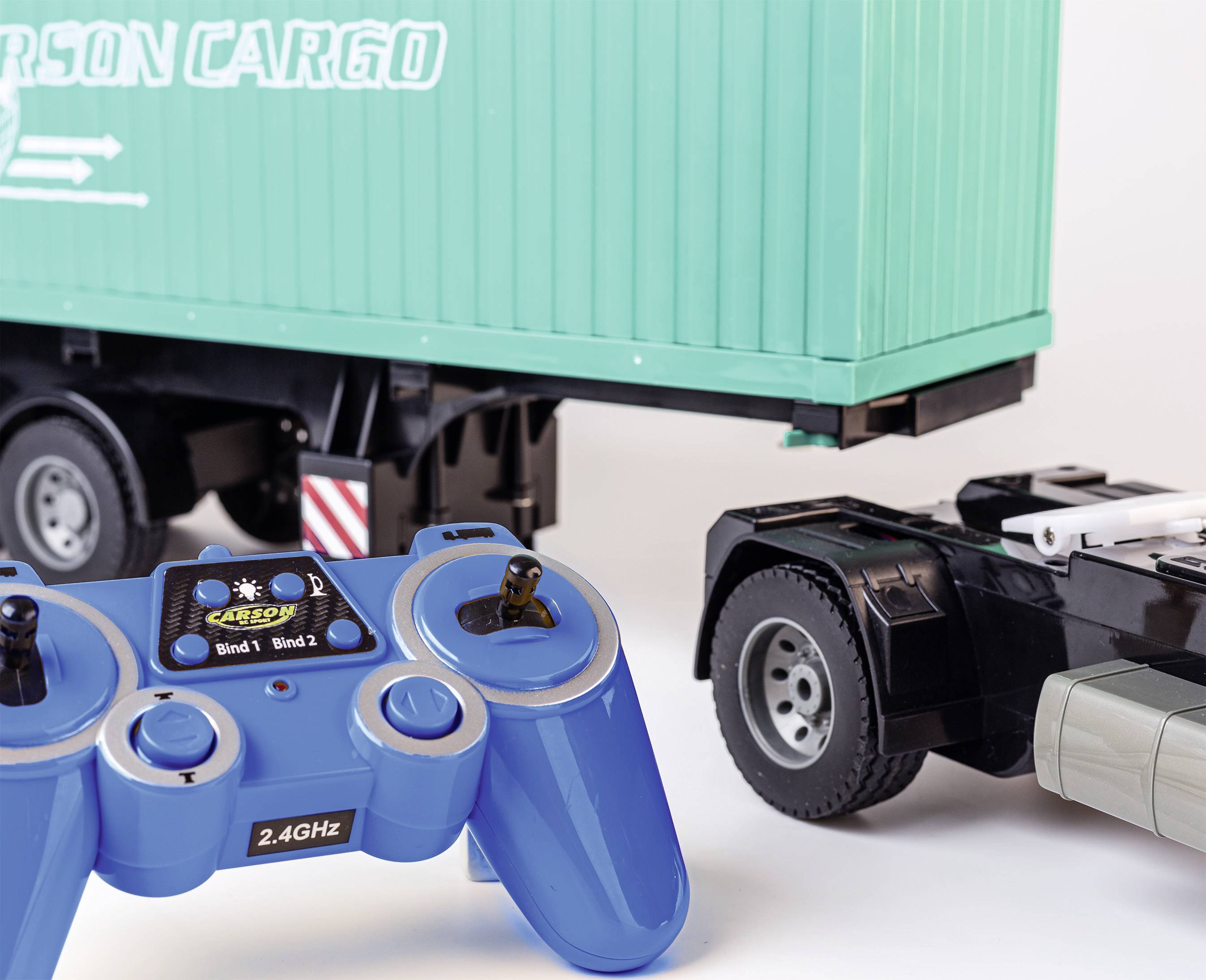 Carson Modellsport MB Arocs mit Container 1:20 RC Einsteiger Funktionsmodell LKW