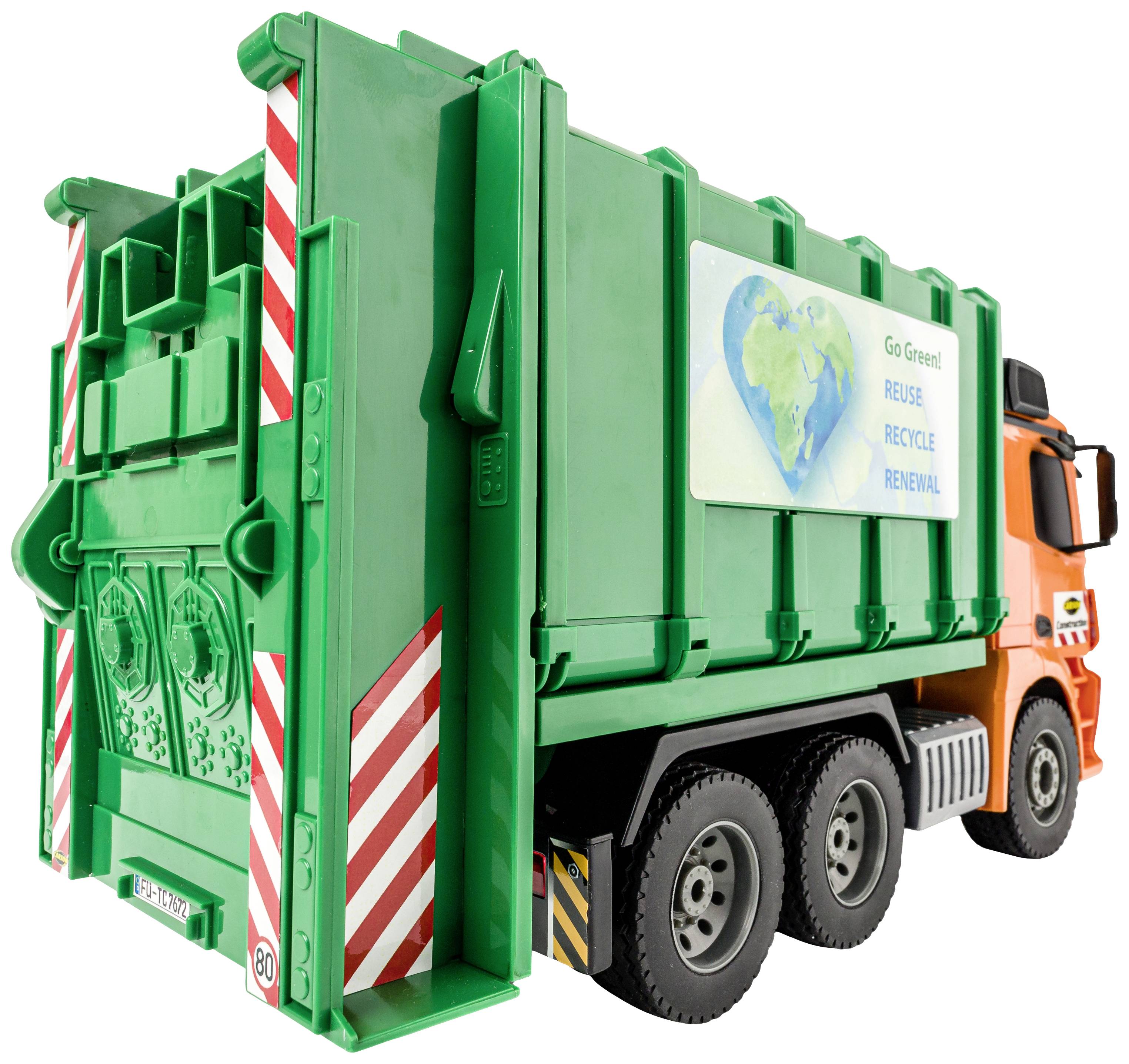 Carson Modellsport MB Arocs Müllwagen 1:20 RC Einsteiger Funktionsmodell LKW