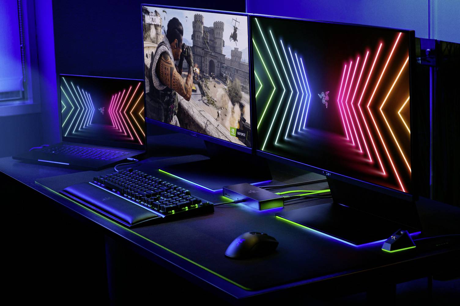 RAZER Thunderbolt™ 4 Dockingstation Thunderbolt 4 Dock Chroma Passend für Marke Dockingstations: Universal integrierter