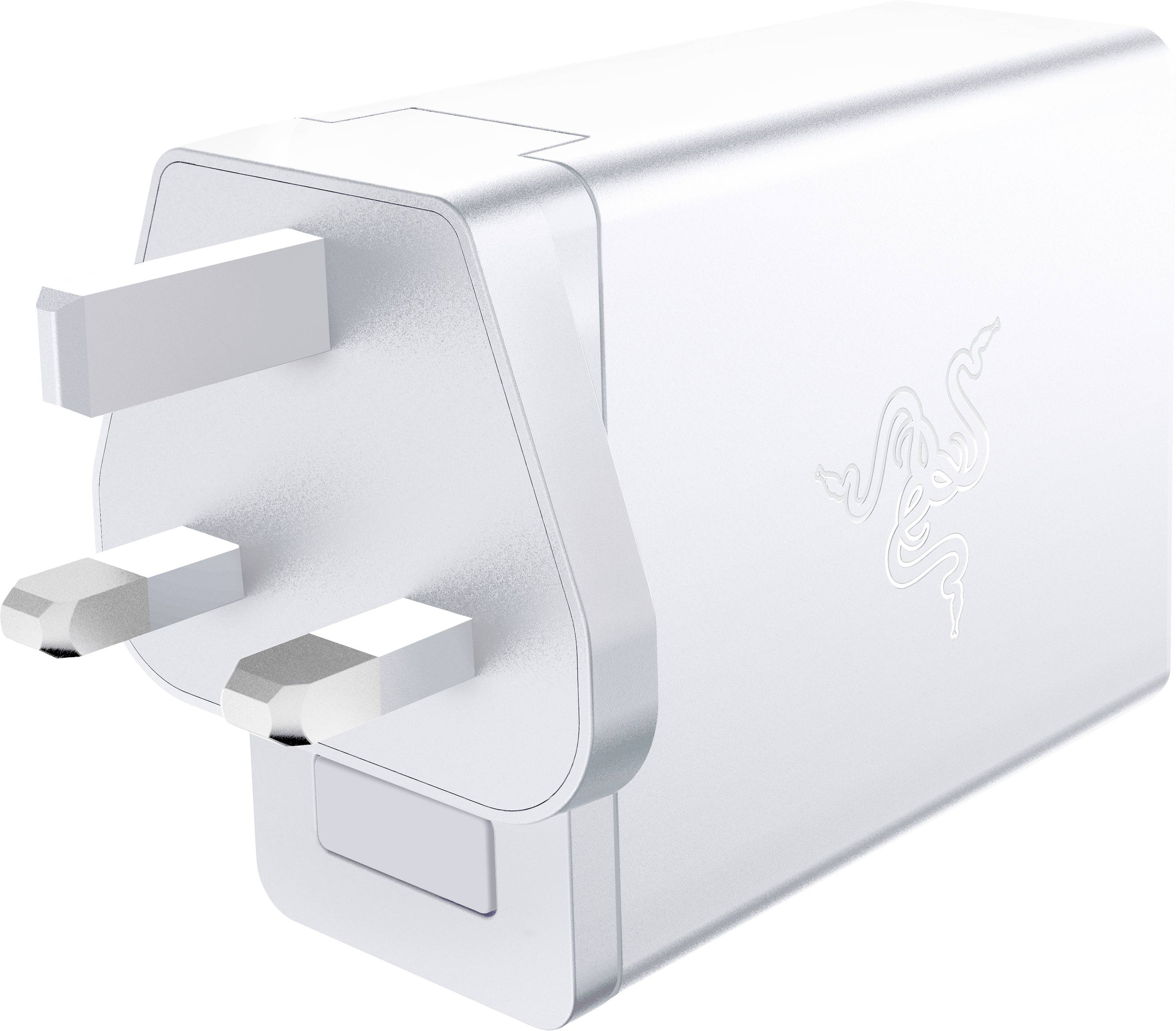 RAZER USB-C 130W GaN Charger Mercury USB Ladegerät 130W PPS Weiß GaN