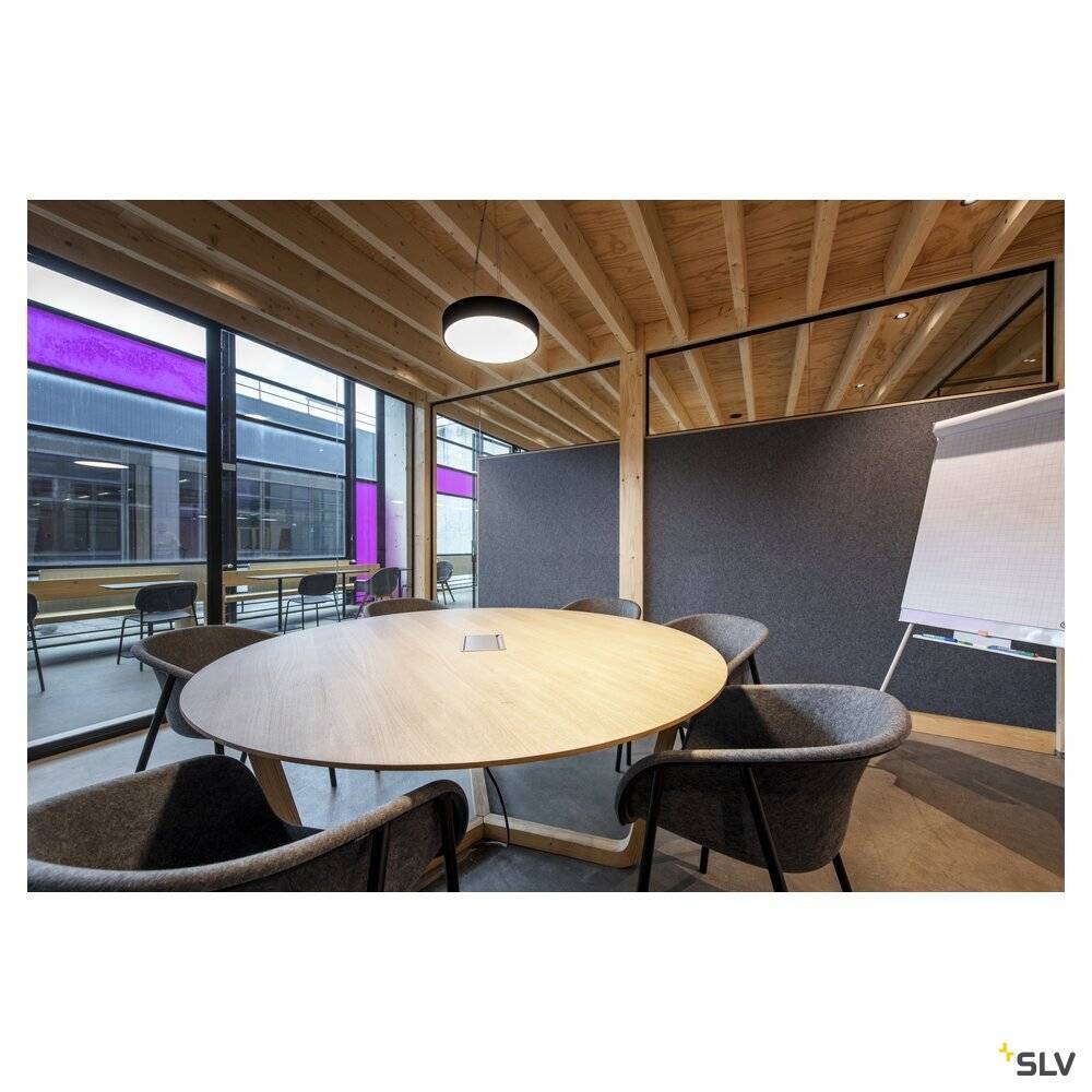 SLV 1007284 MEDO® PRO 30 LED-Deckenleuchte LED 10W Schwarz