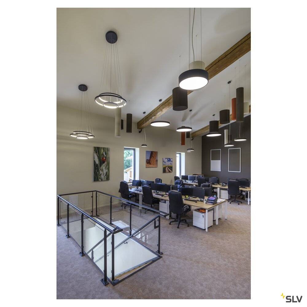 SLV 1007284 MEDO® PRO 30 LED-Deckenleuchte LED 10W Schwarz